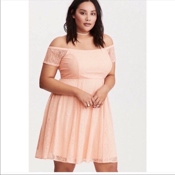 torrid Dresses & Skirts - Off should Lace dress torrid Dresses & Skirts - Off should Lace dress